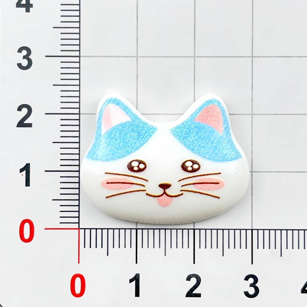 Мультяшные аксессуары из смолы с изображением диких кошек: Заколка для волос, Брелок, Чехол для телефона, Магнит, Украшение для пряжки обуви, Сделай сам