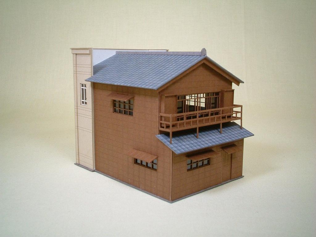 Бумажный макет Sankei Scenery Corner Серия 1/87 Магазин-2 MK05-06