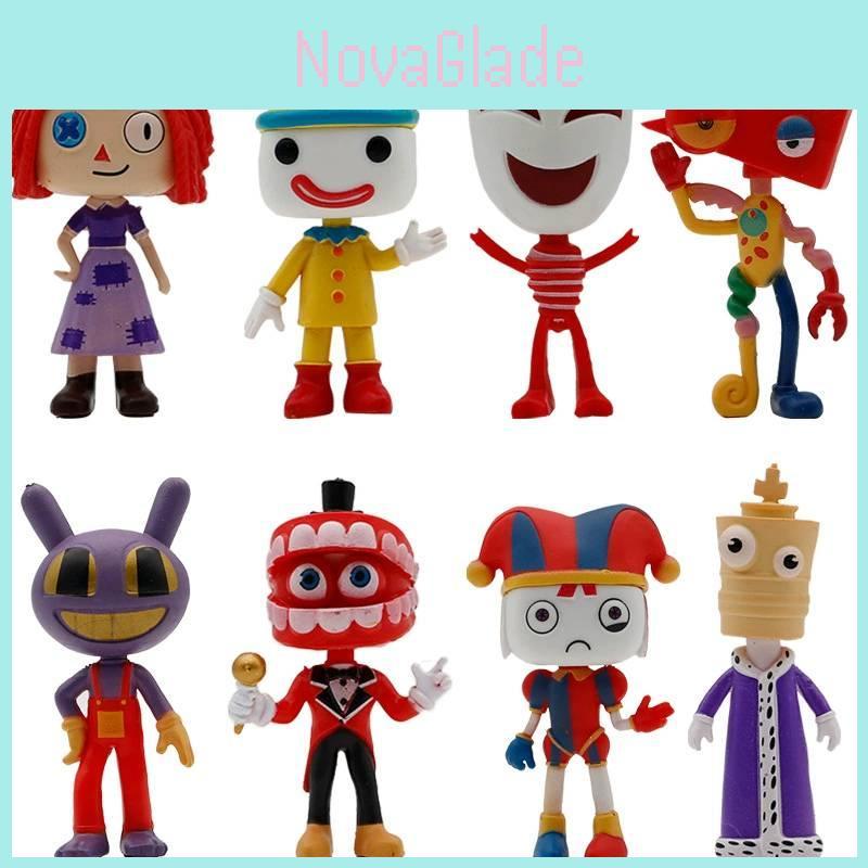 The Amazing Digital Circus Pvc Collectible Model Kit With Multiple Figures For Enthusiasts