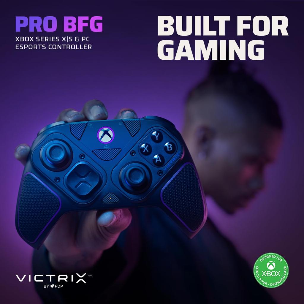 Официально лицензированный продукт Victrix Pro BFG беспроводной игровой контроллер для Xbox Series и Victrix Pro Controller Xbox Series и ПК черный [Xbox PDP]