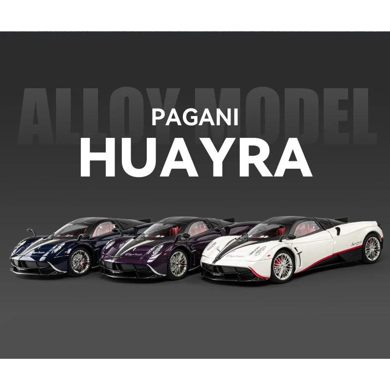 1/18 Pagani Huayra Dinastia литая модель гоночного автомобиля из сплава металлическая игрушка спортивная модель автомобиля имитация звука и света детский подарок