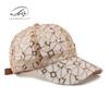 Модная шляпа женская личность пайетки сетка дышащая кепка лето дышащая сетка жесткий верх бейсболка прилив