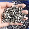 M17 M18 M20 304 Stainless Steel Bushing Steel Sleeve Washer Round Hollow Unthreaded Standoff Spacer Gasket Sleeve Length 5-50mm