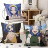 1pc Levy McGarden Fairy Tail Pillow Case Fashion Square Pillowcase Bedroom Sofa Room Ins Decoration Leisure