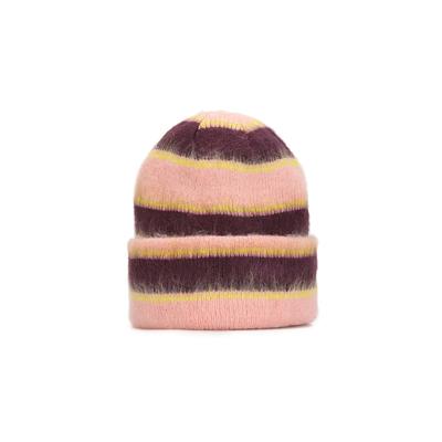 Шапка KANGOL с пушистой полоской 3725 Ежевика