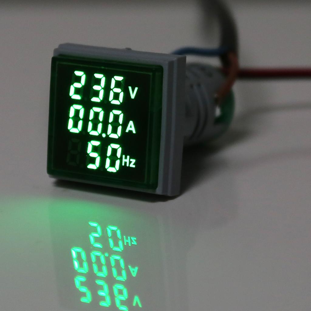 ACSquare Mini Digital Display Voltage Current Frequency Meter Indicator 3 Digit