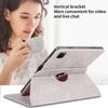 Coque + Verre Trempé pour iPad Air 11 Pouces (M4/M3/M2 2026/2025/2024) Etui Rotatif Cuir PU Rose