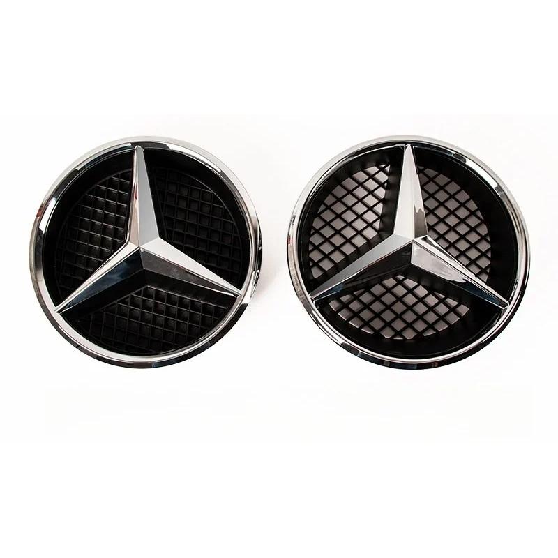 Эмблема логотипа на переднюю часть автомобиля для Mercedes Benz W156 W204 W205 W210 W211 W212 W213 C E Class GLA GLK ML GLC GLE Аксессуары