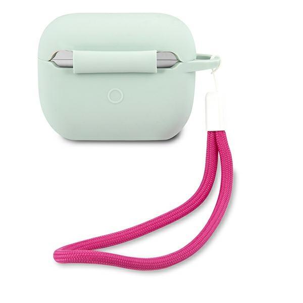 Etui do AirPods Pro Guess Silicone Vintage Niebieskie