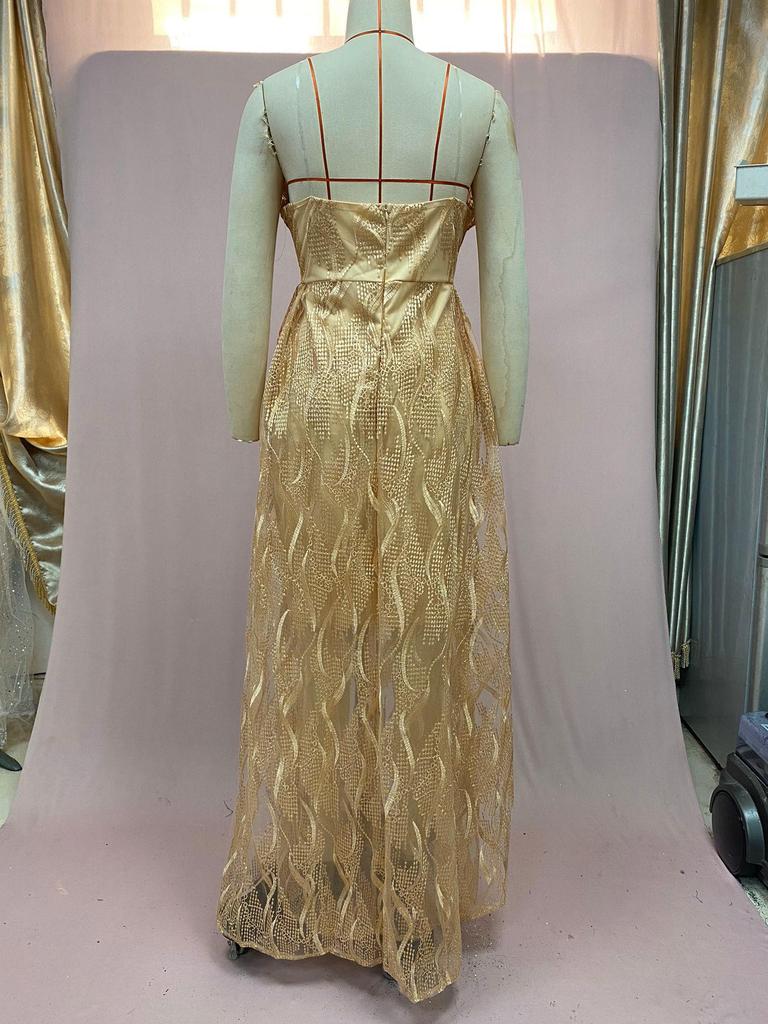 2025 European & American Women's Tube Top Evening Dress - Sexy, Elegant, Long Skirt.