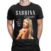 Sabrina Carpenter TShirt Summer  Pure Cotton T Shirts For Couple Leisure Design Tshirt ShortSleeved Vintage Tops
