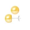 Серьги - - Натуральный пресноводный жемчуг 9-10 мм - Белое золото - Золото - AAA+