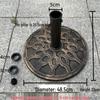 Weighted Outdoor Umbrella Base with Water and Sand Injection