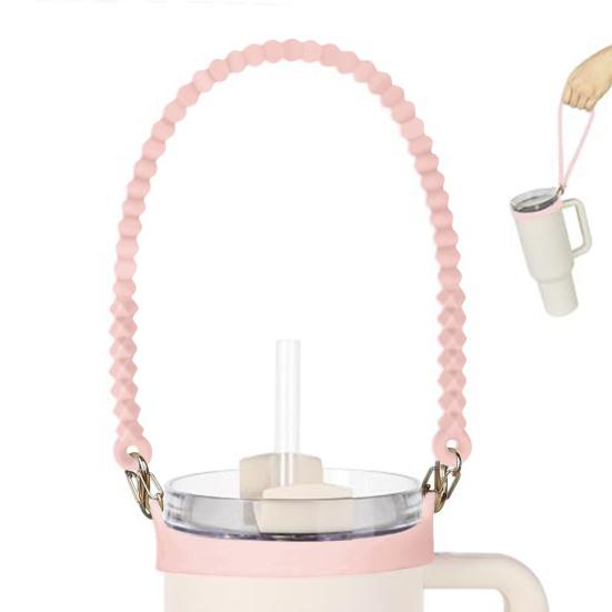 Water Bottle Lanyard Soft Retractable Water Bottle Handle Holder Lightweight Portable Plastic Travel Camping Water Cup Carrier