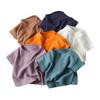 Girls Boys T Shirt Summer Children Cotton Linen Soft Tops Clothes T-shirt Baby Girls Short Sleeve Shirt For Kids Tops Tees
