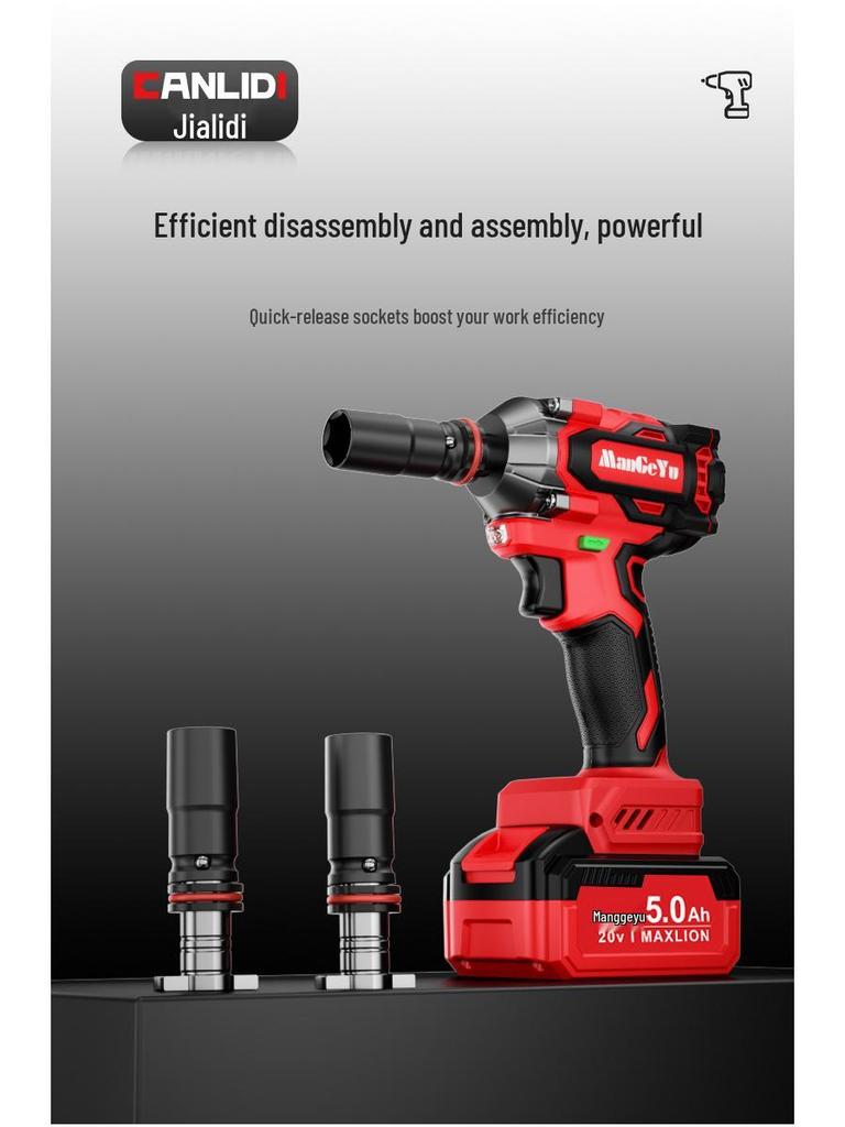 Насадка-переходник для электрического гайковерта двойного назначения: Многоцелевой адаптер и набор квадратных сверл/отверток.