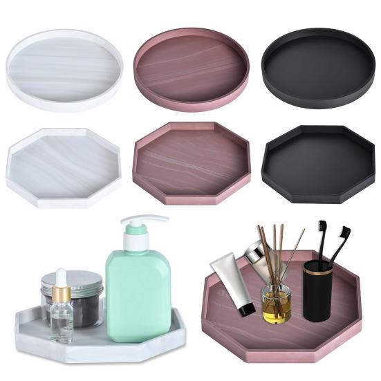 Силиконовый поднос для ванной комнаты, кухни, декоративный органайзер для мыла, духов