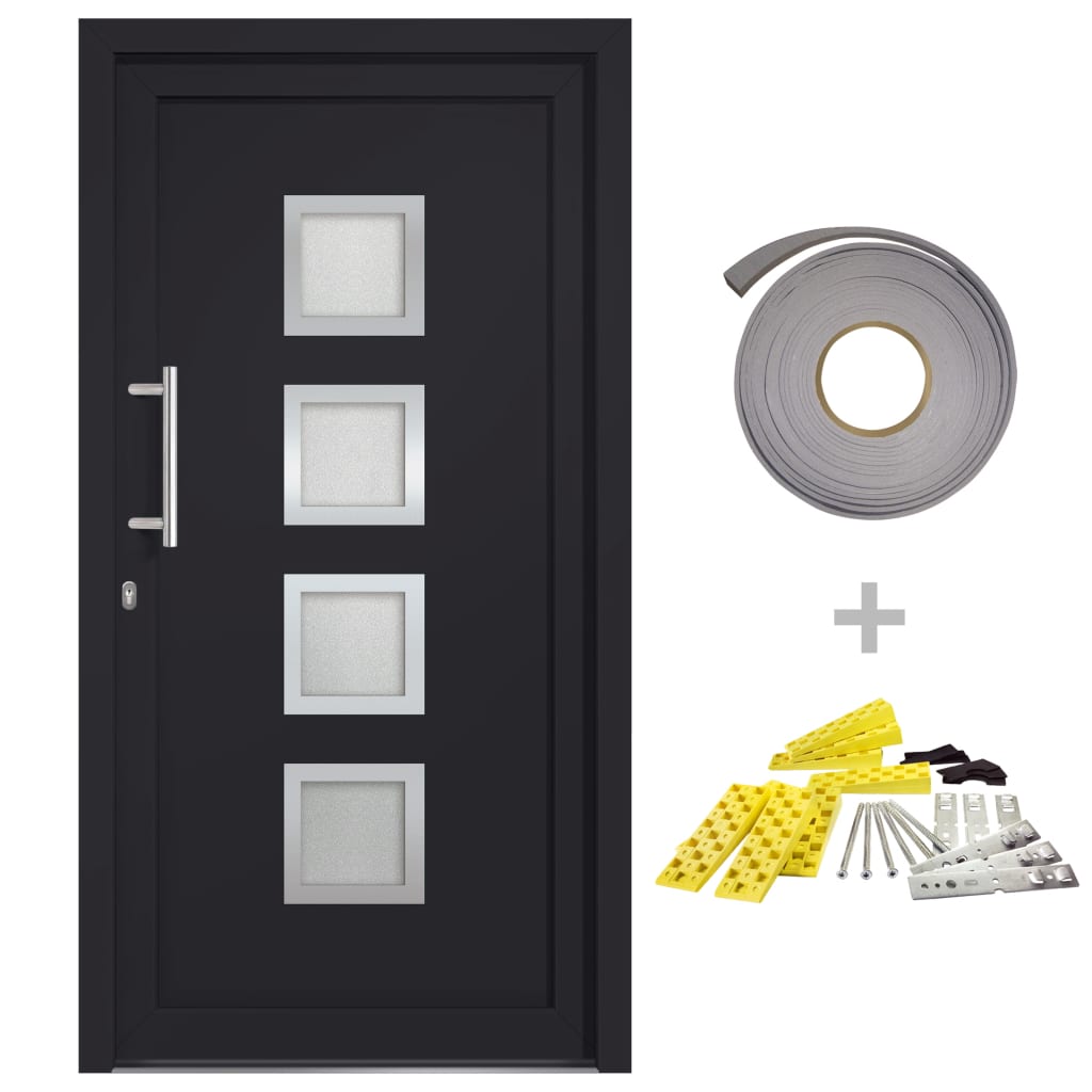 Front Door Anthracite 108 x 200 cm