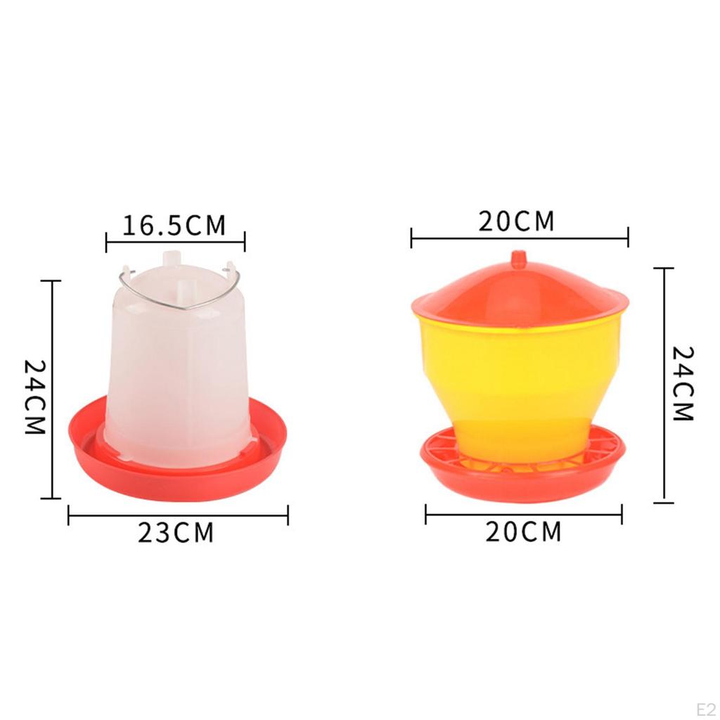 Кормушка для кур и поилка для птицы контейнер-ведро