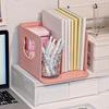 Органайзер-книгодержатель с многоярусными полками, милая настольная книжная полка для офиса