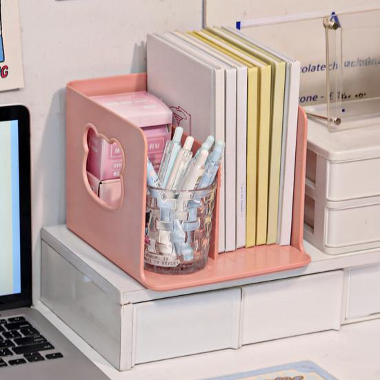 Органайзер-книгодержатель с многоярусными полками, милая настольная книжная полка для офиса
