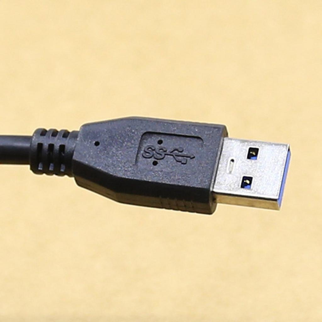 Удлинительный кабель USB3.0 с поддержкой передачи данных со скоростью 5 Гбит/с, удлинительный кабель с разъемами «папа-мама», линия передачи данных, синий/черный