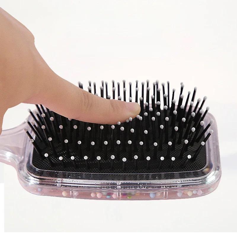 Kawaii щетка для волос для маленьких девочек, расческа для волос с милыми животными, пандой, единорогом для детей, массажная расческа на воздушной подушке, инструмент для ухода за волосами для девочек