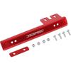 JDMSPEED Black Front Bumper License Plate Mount Bracket Relocator Holder Bar