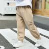 Kids Pants Children Casual Trousers Pockets Elastic Waist Boys Pant Spring Autumn