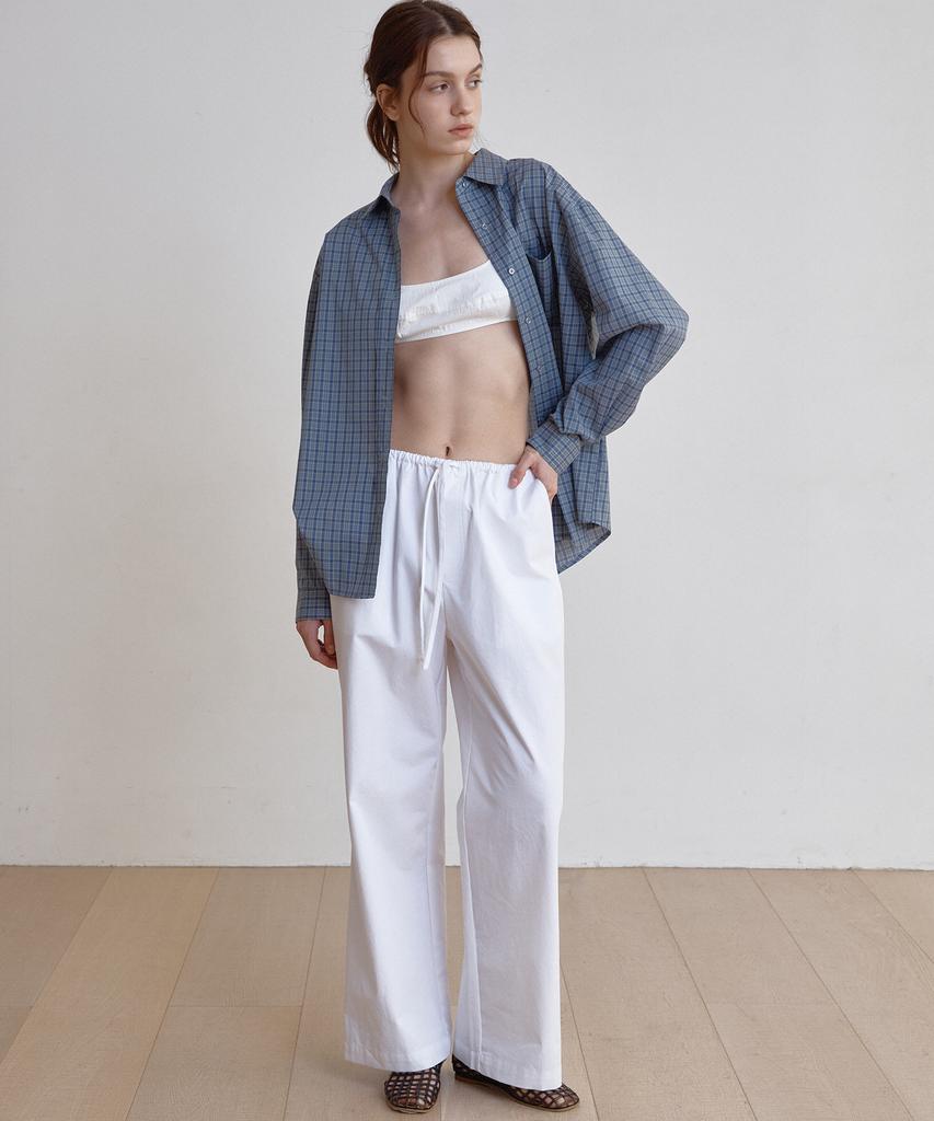 BUT'TON Cotton Banding Pants(Ivory)