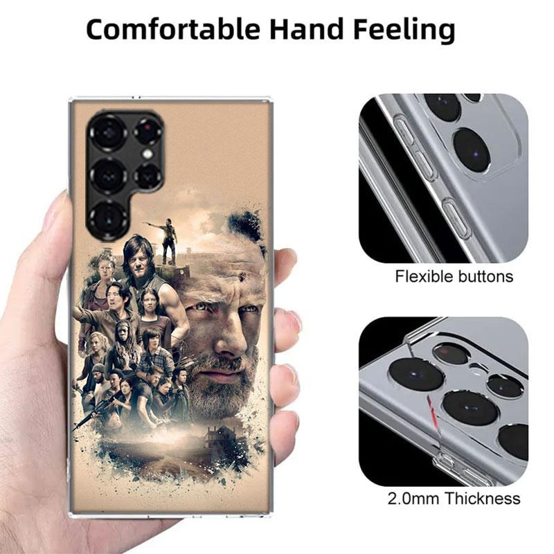 Horrible The Walking Dead Cases Phone Case for Samsung Galaxy S26 Ultra S25 Edge S24 S23 FE S21 Plus S20 S22 S10 Cover TPU Capa