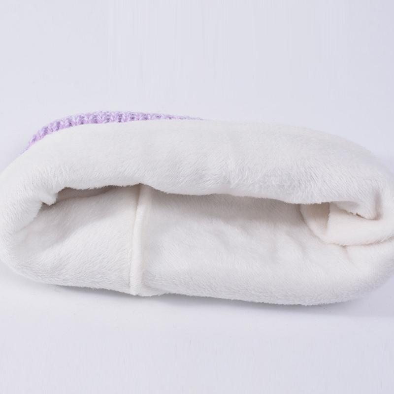 Children's Cap Scarf Gloves Three-Piece Set Coldproof Wool Cap Boys Girls Outdoor Warm Knitted Hat