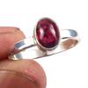 Natural Garnet Gemstone Handmade 925 Solid Sterling Silver Gift Ring Size 8 Q5G90