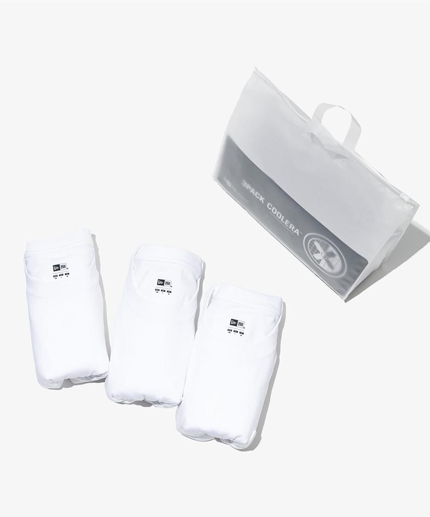 NEW ERA Essential 3-Pack Pocket Short Sleeve T-Shirt White