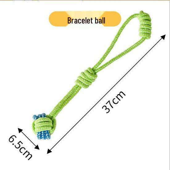 Прочные хлопковые веревочные узловые игрушки для собак - Прорезывание зубов и чистка зубов для маленьких, средних, крупных собак