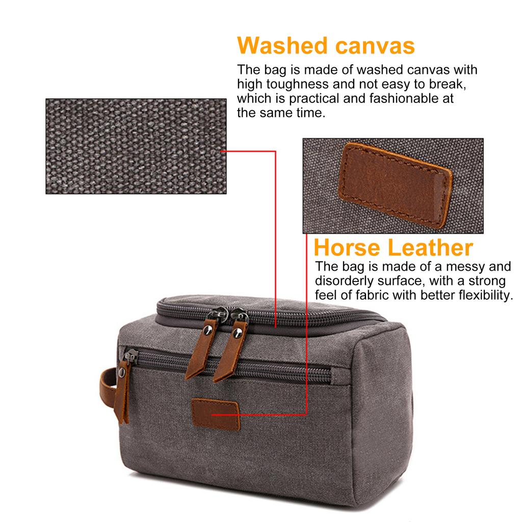 Portable Carry Travel Makeup Bag Storage Protective Cosmetic Case Zipper Organizer