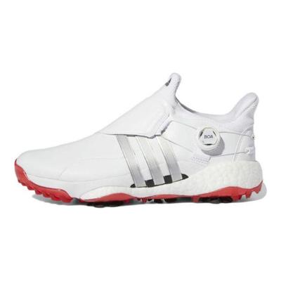 Tour 360 22 BOA Golf белые серебристые металлические мужские кроссовки Cloud-White Vivid-Red GY5337
