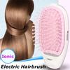 ABS Plastic Portable Electric Ionic Hairbrush Takeout Mini Massage 3D Inflatable Hair Brush Comb 12.2*6.6*5.6cm