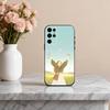 D-Dreamy G-Glow Vibe мультяшная девушка Чехол для телефона Для Samsung S25,24,23,22,30,21,10,9,Ultra,Plus,Lite,FE,4,5 G Мягкий черный чехол
