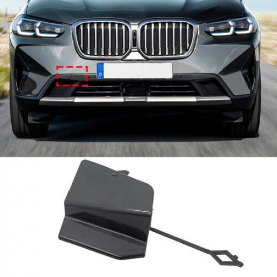 Front Bumper Tow Eye Cover For BMW X3 M40i sDrive30i xDrive30i 51115A45EE1 Black