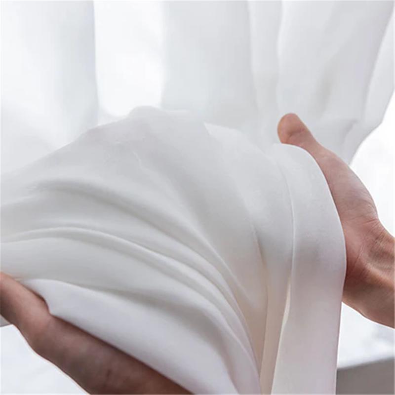 Горячий европейско-американский стиль многоцветный экран для эркерного окна современные шифоновые однотонные шторы для двери драпировка панель прозрачный белый синий тюль для гостиной