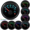 100~250℉ 2"52mm Water Temperature Gauge with Flashing Alarm 7 Color Backlight Water Temp Meter Indicator Car Boat Yacht Custom