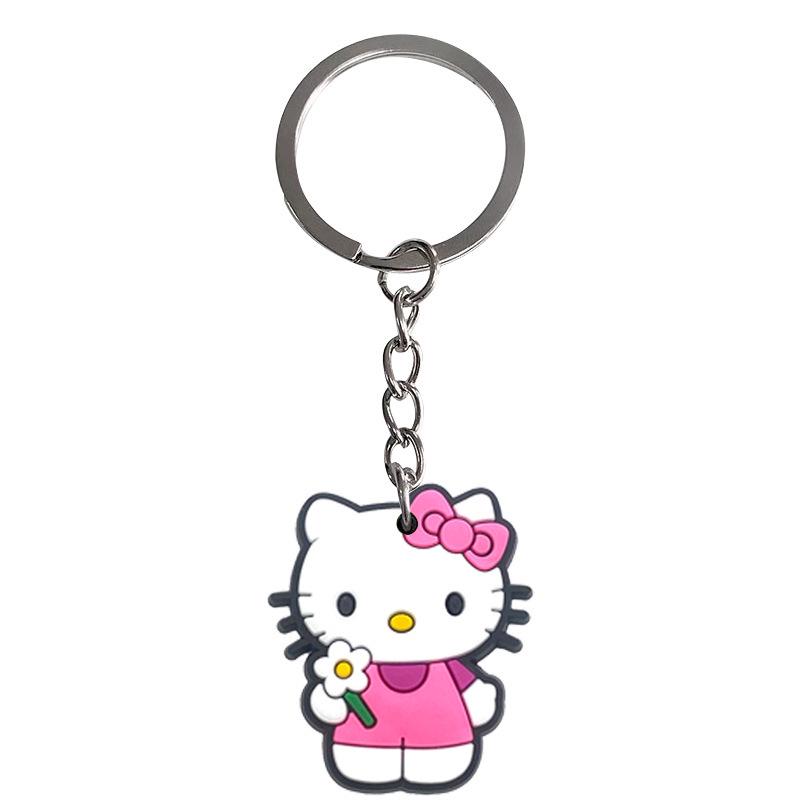 Брелок HelloKitty Мягкий резиновый кулон - Маленький подарочный аксессуар