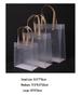 Frosted Transparent PVC Tote Bag - Waterproof Cosmetic Gift Packaging