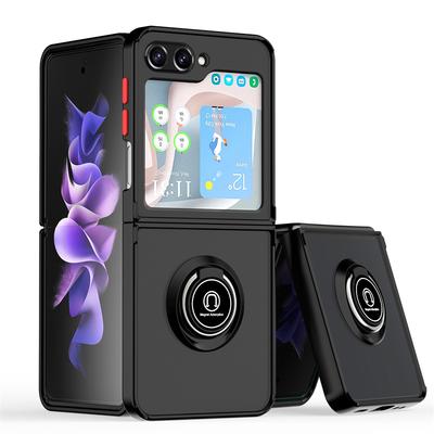 Для Samsung Galaxy Z Flip 3 4 5 6 чехол магнит кольцо подставка матовый бронированный чехол для телефона Galaxy Z FLIP3 FLIP4 FLIP5 FLIP6 задняя крышка