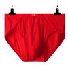 1 шт. Мужские красные боксеры большого размера, нижнее белье с высокой талией для среднего возраста, трусы-боксеры, модальные шорты от XL до 8XL