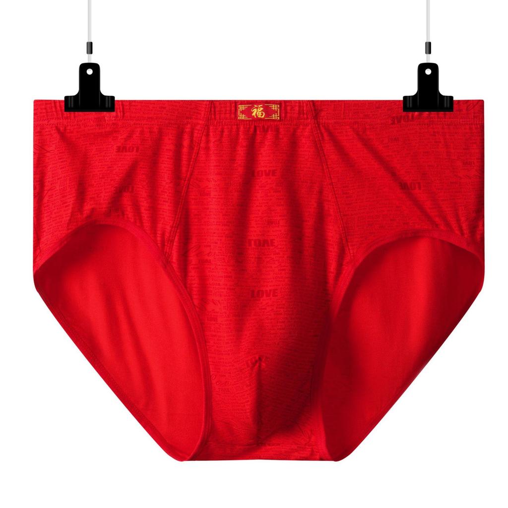 1 шт. Мужские красные боксеры большого размера, нижнее белье с высокой талией для среднего возраста, трусы-боксеры, модальные шорты от XL до 8XL