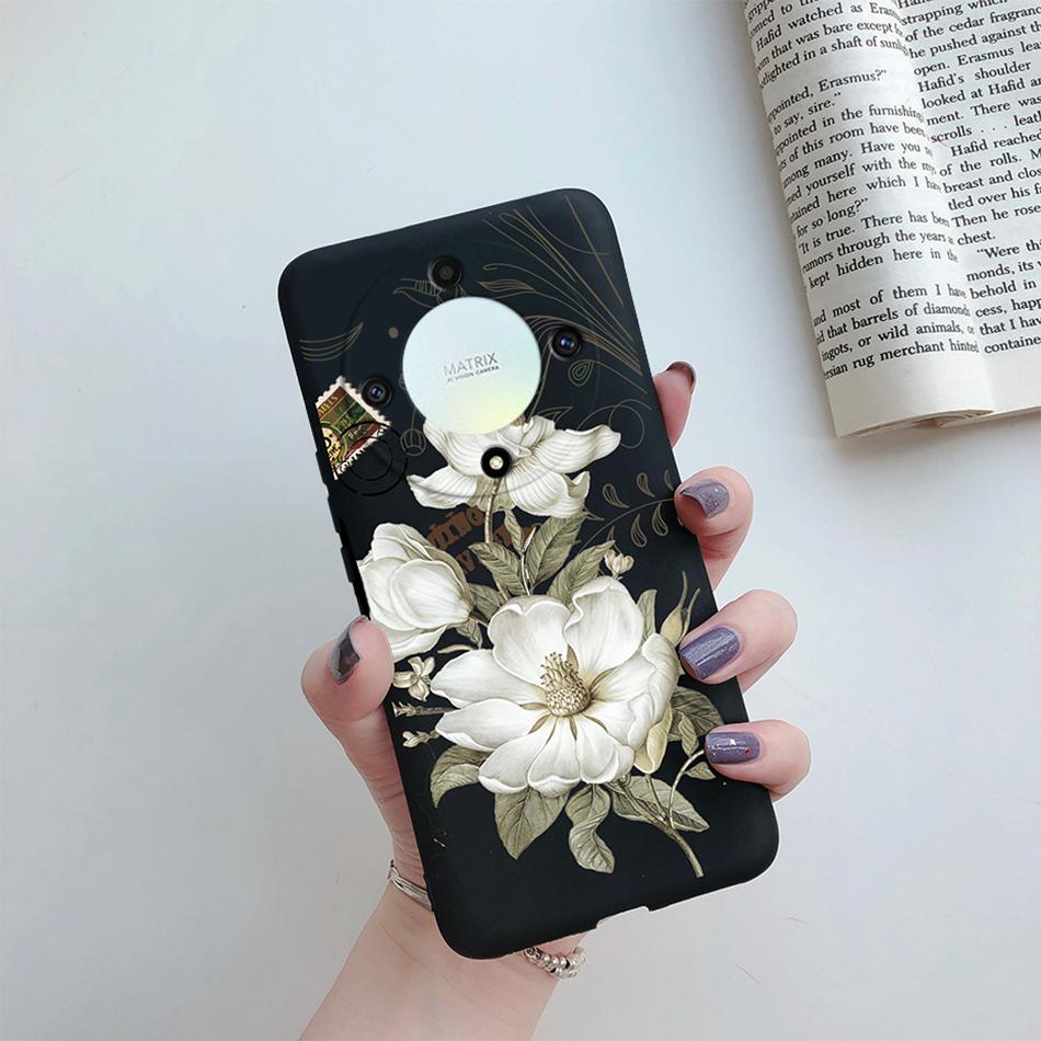 Чехол для Honor X9a X9b 5G Чехол Силиконовый Мягкий Модный Цветочный Задний Корпус Coque для Honor X9a X9b X9 a X 9 b 2023 Чехол для Телефона Funda