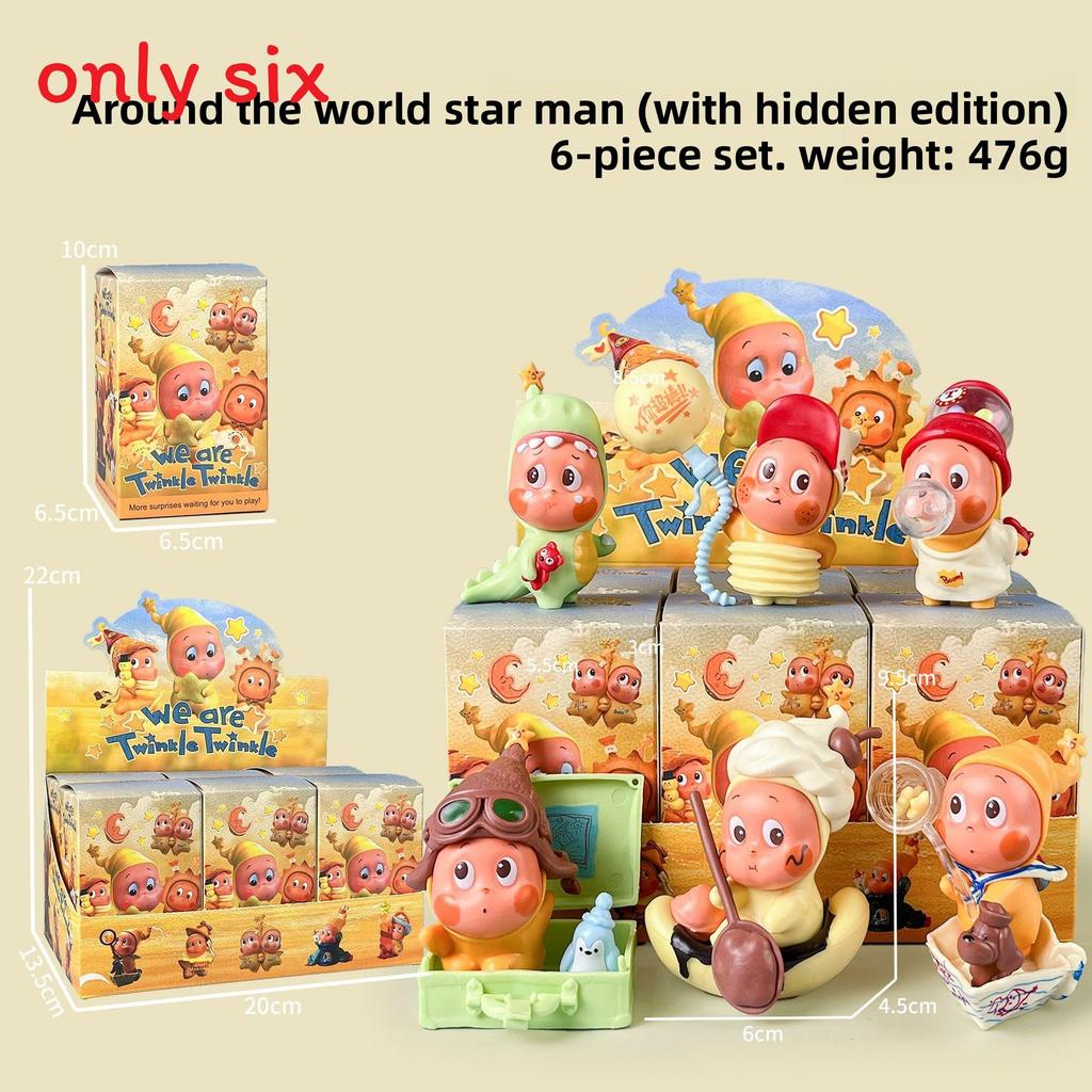 Blind Twinkle Anime Box Handmade Ornament With Assembly For Kids Collectors