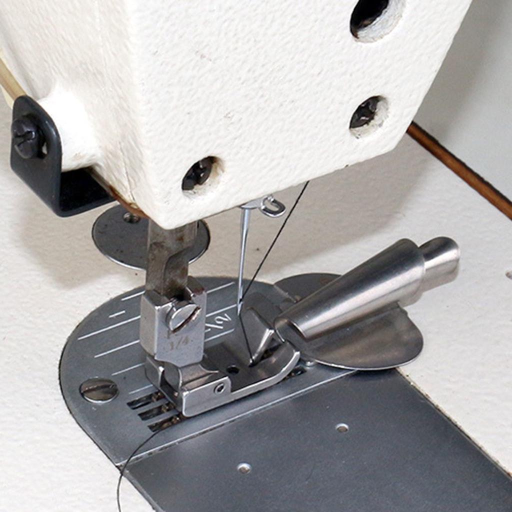 Stainless Steel Sewing Rolled Hemmer Foot 3mm-10mm Durable Sewing Machine Presser Foot DIY Crafts Hemming Puller